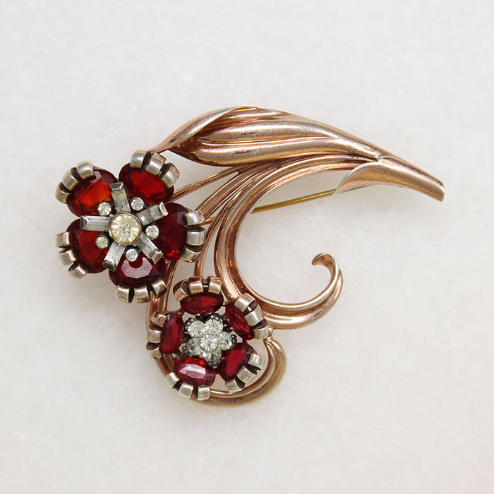 Charming Retro Nosegay Brooch by Pennino Bros.