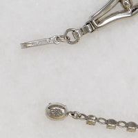 Elegant Blue & White Rhinestone Collar by Trifari
