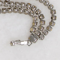 Mid Century Three Strand Rhinestone Necklace by Kramer
