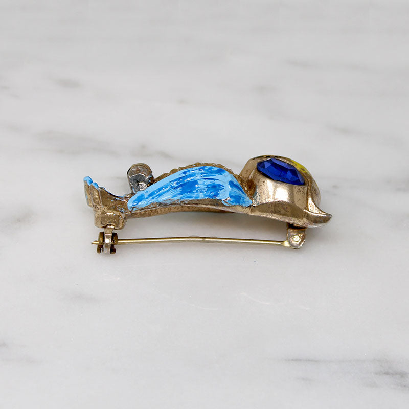Cutie Little Owl Brooch by Coro