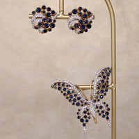 Ethereal Butterfly & Earring Set by Crown Trifari