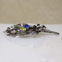 Hobé Sterling Silver Bouquet Brooch