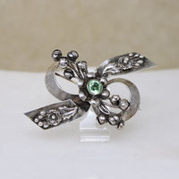 Ribbons & Flowers Sterling Silver Brooch from Hobé