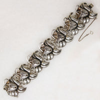 Lush & Lifelike Mexican Silver Daffodil Bracelet