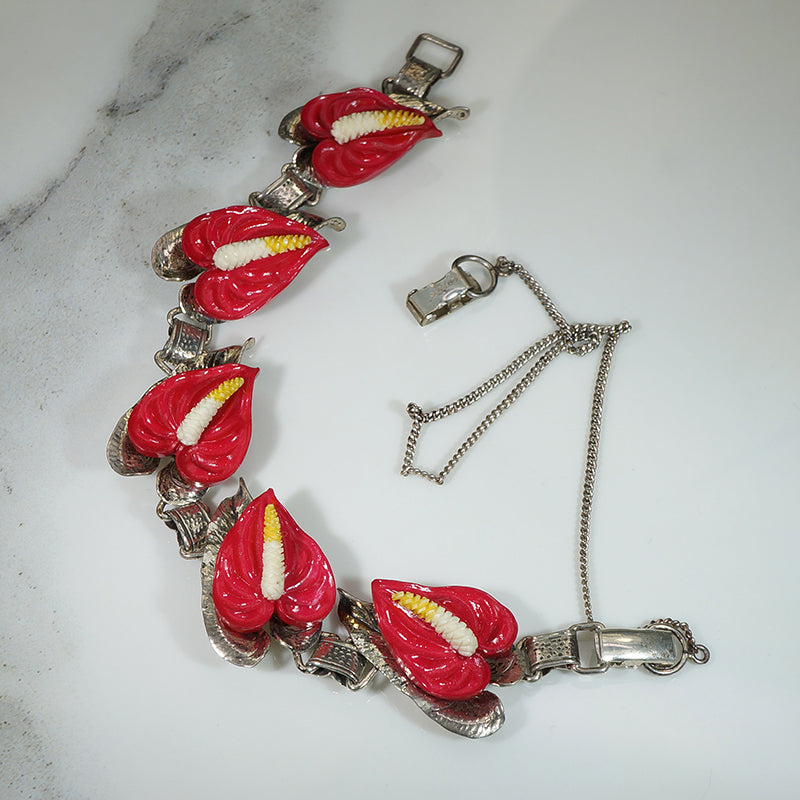 Ming's of Honolulu Anthurium Bracelet