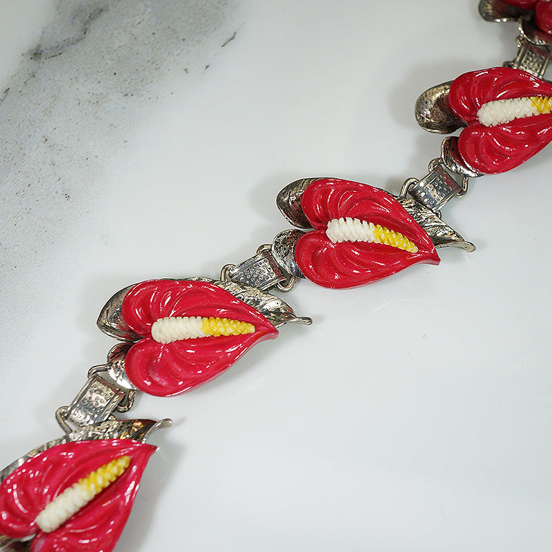 Ming's of Honolulu Anthurium Bracelet