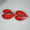 Vintage Hawaiian Anthurium Earrings