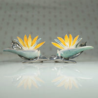 Stunning Vintage Ming's Bird of Paradise Set