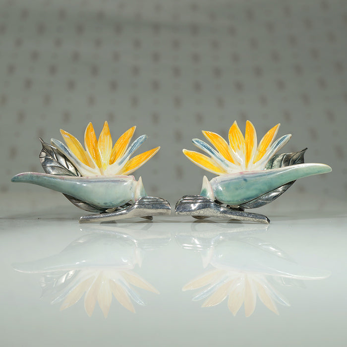 Stunning Vintage Ming's Bird of Paradise Set