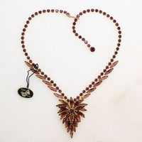 NWT Juliana Originals Purple Rhinestone Necklace