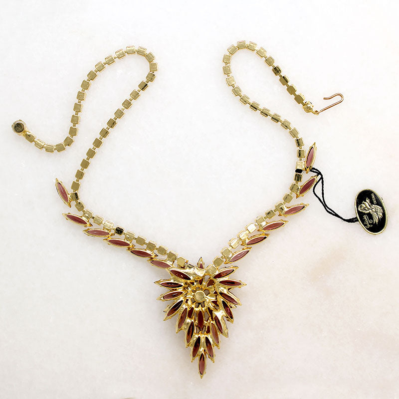 NWT Juliana Originals Purple Rhinestone Necklace