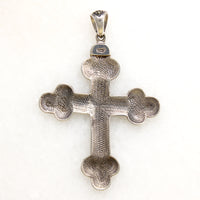 Gothic Glamour Marcasite Encrusted Sterling Cross