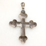 Gothic Glamour Marcasite Encrusted Sterling Cross