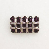 Purple Passion Crystal Brooch by Sherman