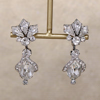 Sassy Sparkling Rhinestone Chandelier Earrings by Weiss