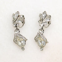Sassy Sparkling Rhinestone Chandelier Earrings by Weiss