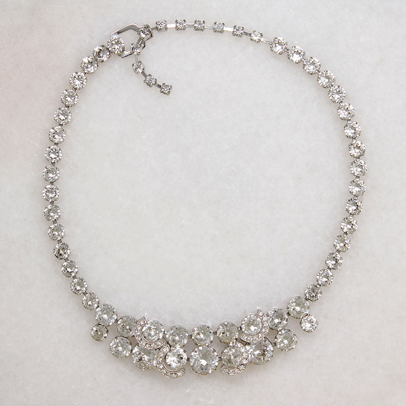 Effervescent Crystal Cluster Necklace by Eisenberg 