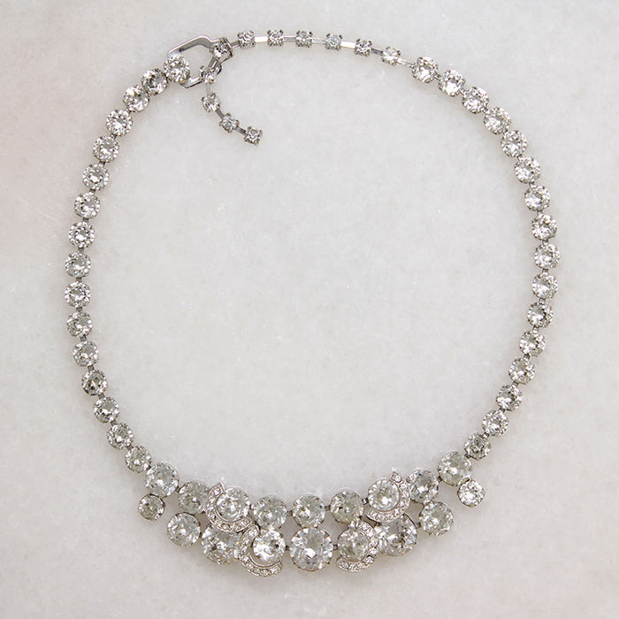 Effervescent Crystal Cluster Necklace by Eisenberg 