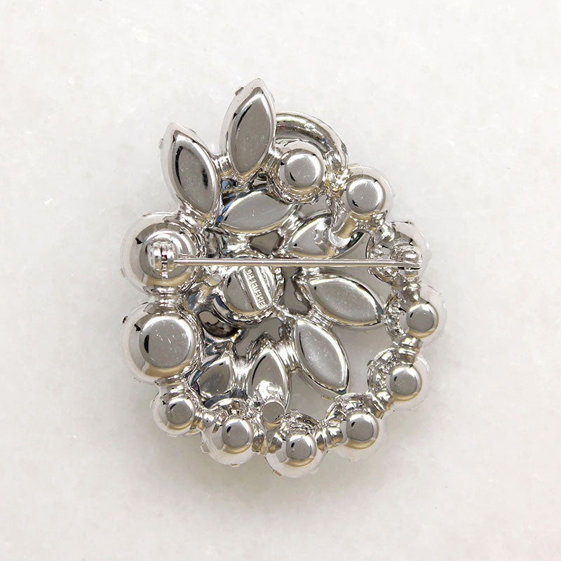 Fabulous Eisenberg Brooch with Watermelon Crystals