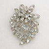 Exuberant Eisenberg Ice Crystal Corsage Brooch