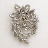 Exuberant Eisenberg Ice Crystal Corsage Brooch