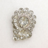 Juicy Pearl Cut Crystals in Dazzling Eisenberg Brooch