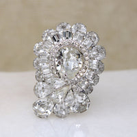 Juicy Pearl Cut Crystals in Dazzling Eisenberg Brooch