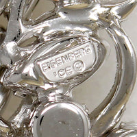 Captivating Feather Motif Eisenberg Ice Brooch