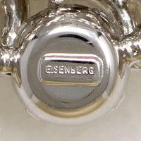 Round Eisenberg Swarovski Crystal Brooch 