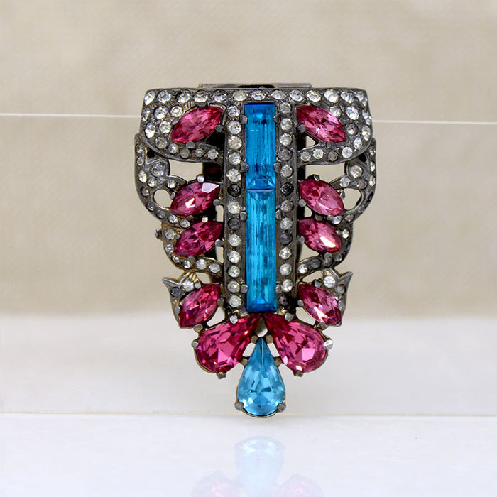 Darling Pink & Blue Dress Clip by Eisenberg