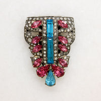 Darling Pink & Blue Dress Clip by Eisenberg