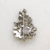 Eisenberg Original Crystal & Sterling Silver Brooch