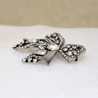 Pert Sterling & Crystal Bow from Eisenberg Originals