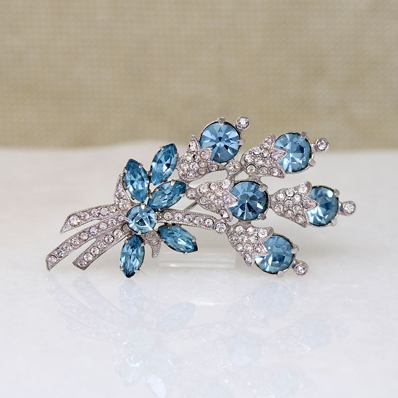 Bluebell Nosegay Brooch by Eisenberg