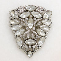 Fabulous Eisenberg Original Sterling & Crystal Dress Clip