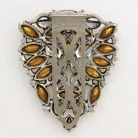 Fabulous Eisenberg Original Sterling & Crystal Dress Clip