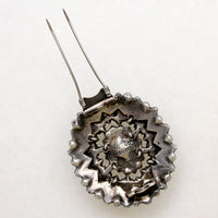 Tiered Sterling & Crystal Eisenberg Original Brooch