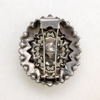 Tiered Sterling & Crystal Eisenberg Original Brooch