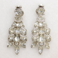 Spectacular Eisenberg Shoulder Duster Crystal Earrings