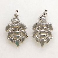 Unusual Crystal Chandelier Earrings by Eisenberg