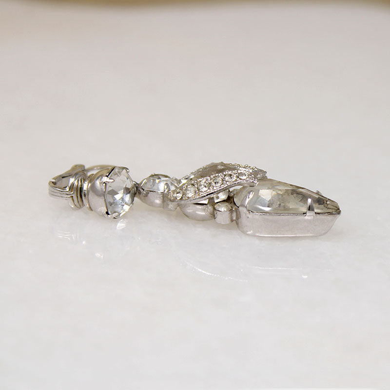 Shapely Swarovski Crystal Drop Earrings by Eisenberg
