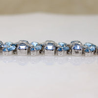 Eisenberg Baby Blues Swarovski Crystal Bracelet