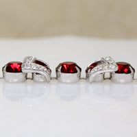 Blood-Red Crystal Bracelet by Eisenberg