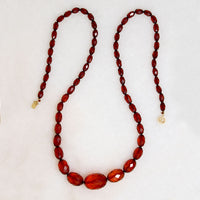 Graduated Bakelite Bead Necklace