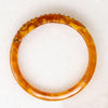 Slinky Art Deco Celluloid & Rhinestone Snake Bangle