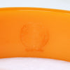 Racy Orange Bakelite Cosmetic Bracelet