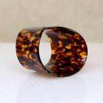 Funky Faux Tortoiseshell Edwardian Cuff Bracelet