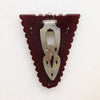 World War II Bakelite & Rhinestone Victory Clip