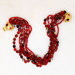 Delicious Five-Strand Red Bead Necklace by DeMario