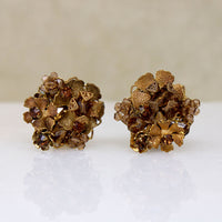 Golden Autumn Flora Necklace & Earrings by DeMario